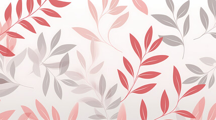 Abstract botanical art background vector, natural hand drawn pattern design