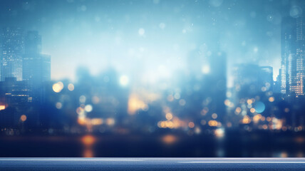empty modern blurred city background