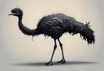 Rolgordijnen ostrich looking at you © Shahla