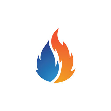 Fire logo vector illustration design