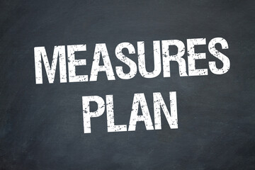 Fototapeta premium Measures Plan 