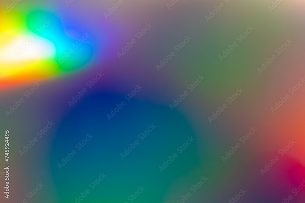 Canvas Prints Abstract blur holographic rainbow foil iridescent background