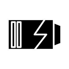 Energy High Power Glyph Icon