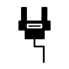 Energy Plug Power Glyph Icon