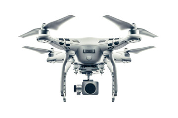 Surveillance Drone isolated on transparent background
