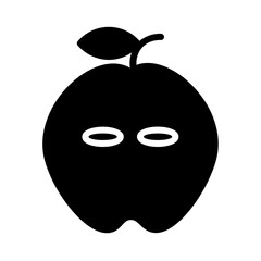 Apple Diet Food Glyph Icon