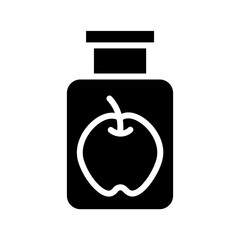 Bottle Container Diet Glyph Icon