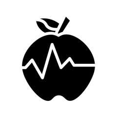 Crucial Diet Healthy Glyph Icon