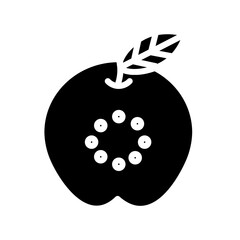 Apple Diet Food Glyph Icon