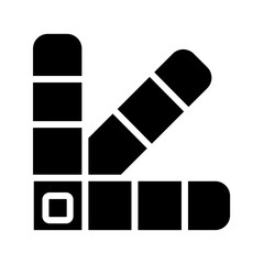 Pallete Paint Art Glyph Icon