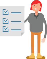 Woman Character and Check List Document
