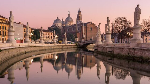 Padua, Italy at Prato della Valle
