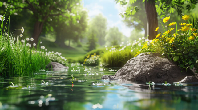 Professional photo background about relaxing nature.