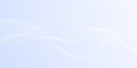 Abstract white and light sky blue wave modern soft luxury texture with smooth and clean vector business background lines wave abstract stripe banner design