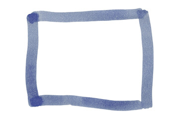 purple frame isolated on transparent background