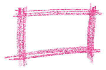 pink frame isolated on transparent background