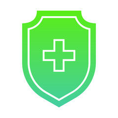Health Protection Flat Gradient Style