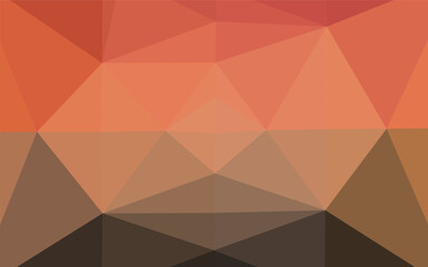 Light Red vector polygonal background.