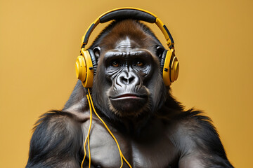 gorilla listen music