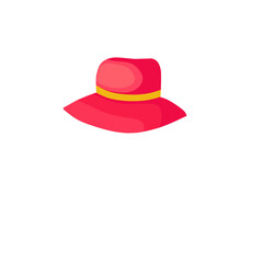 vector summer hat