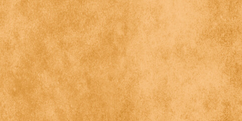 Saturated dark orange colored low contrast Concrete textured background. aquarelle painted natural mat monochrome plaster illustration. Interior design background, banner, wallpaper.