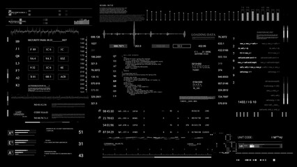 a black background with a lot of white lines on it