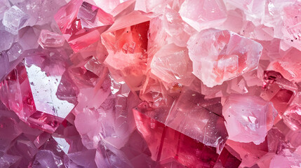 Pink rose quartz texture background banner