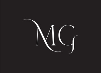 letters monogram icon logo MG,GM,M and G