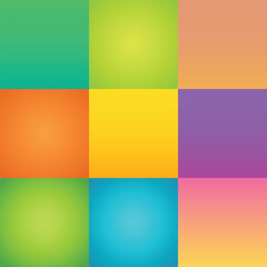 Naklejka premium modern gradient set color combination