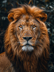 Realistic Lion Portrait