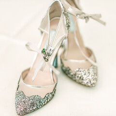 Irish Wedding, Irish Engagement, Green, Engagement Ring, Stilettos, 