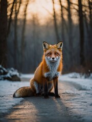 Enchanting AI-Crafted Fox Art: Captivating Digital Masterpieces.