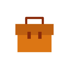 Fototapeta premium Briefcase Flat Style