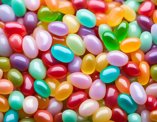 Fototapeta na wymiar colorful jelly bean background