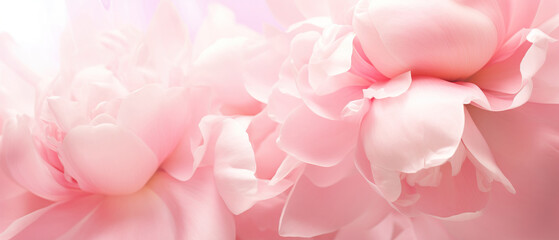 a vibrant and lively peonies in full bloom on isolated white background