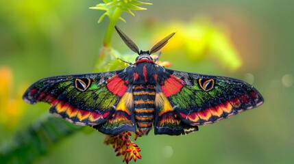  beautiful butterfly on leaf