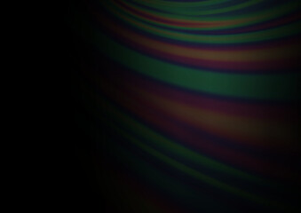 Dark Silver, Gray vector blurred shine abstract pattern.