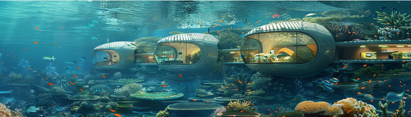 Underwater habitats for endangered species, advanced engineering meets marine conservation