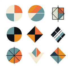 set of icons,shape illustration