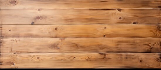 A detailed close-up view of a wooden plank wall, showcasing the grain and texture of the wood. The individual planks are visible, creating a rustic and natural aesthetic.