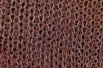 Copper, copper parts, spirals and meshes.