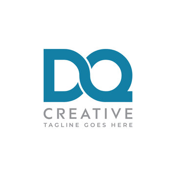 Letter DQ Creative logo design