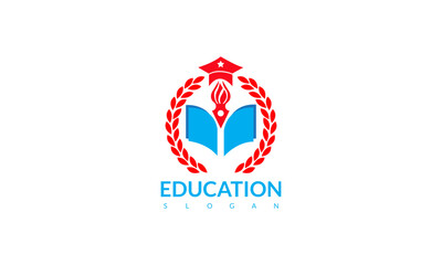 University and academy vector icons. Emblems or shields set for high school education graduates in maritime science.