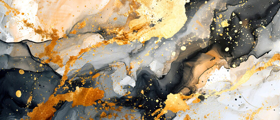 Web banner with marble texture close up