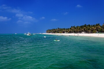 Boating in the Pristine Clean Turquoise Blue Waters of Agatti Island, Lakshadweep