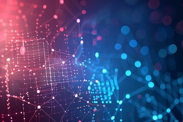 Technology background of information big data concept