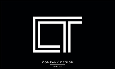 CT, TC Abstract Letters Logo Monogram Design Icon