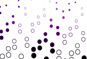 Light Purple vector template with circles.