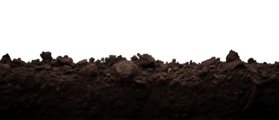 Black soil cut out