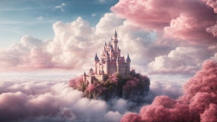 Fantasy Castle in the Clouds